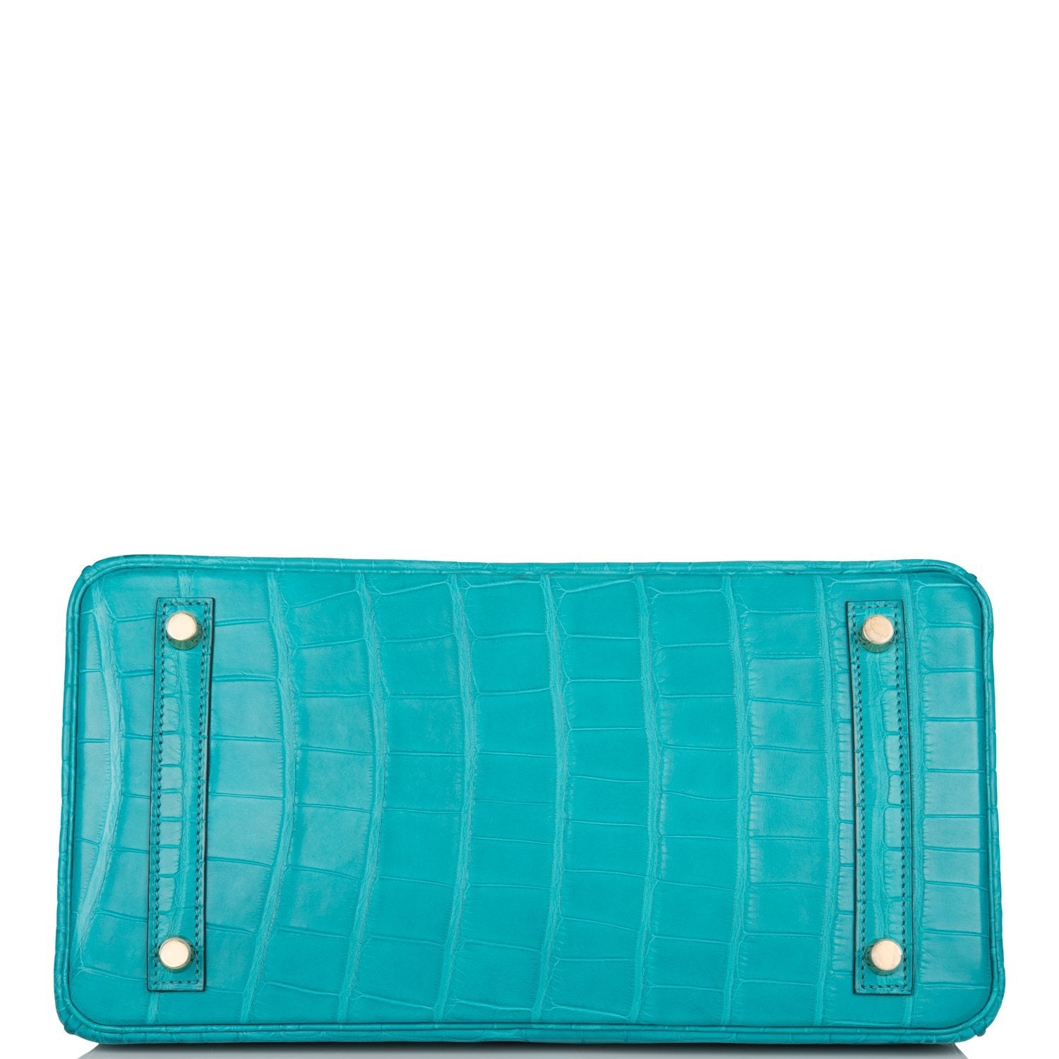 Hermes Bleu Paon Matte Alligator Birkin 30cm Gold Hardware