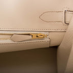 Hermes Birkin 30cm Bi-Color Trench and Craie Epsom Gold Hardware