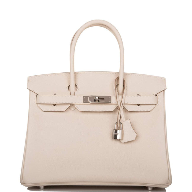 Hermes Craie Epsom Birkin 30cm Palladium Hardware Hover Image