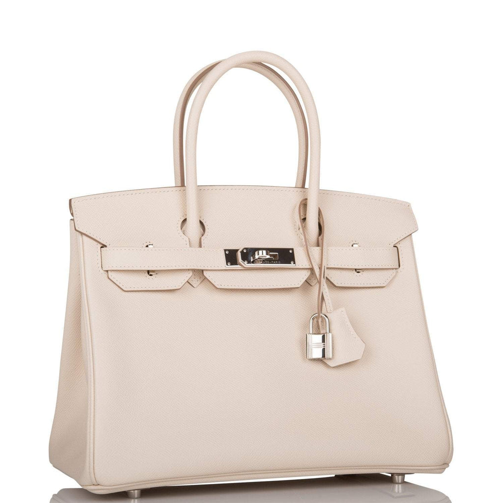 Hermes Craie Epsom Birkin 30cm Palladium Hardware