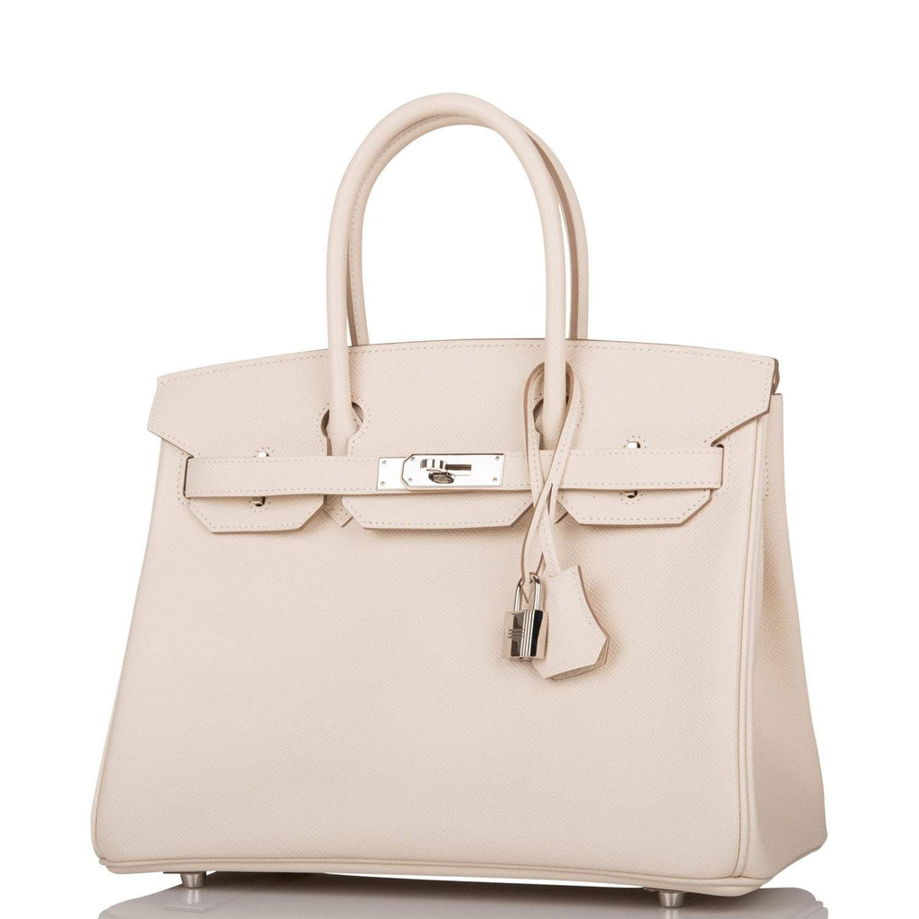 Hermes Craie Epsom Birkin 30cm Palladium Hardware