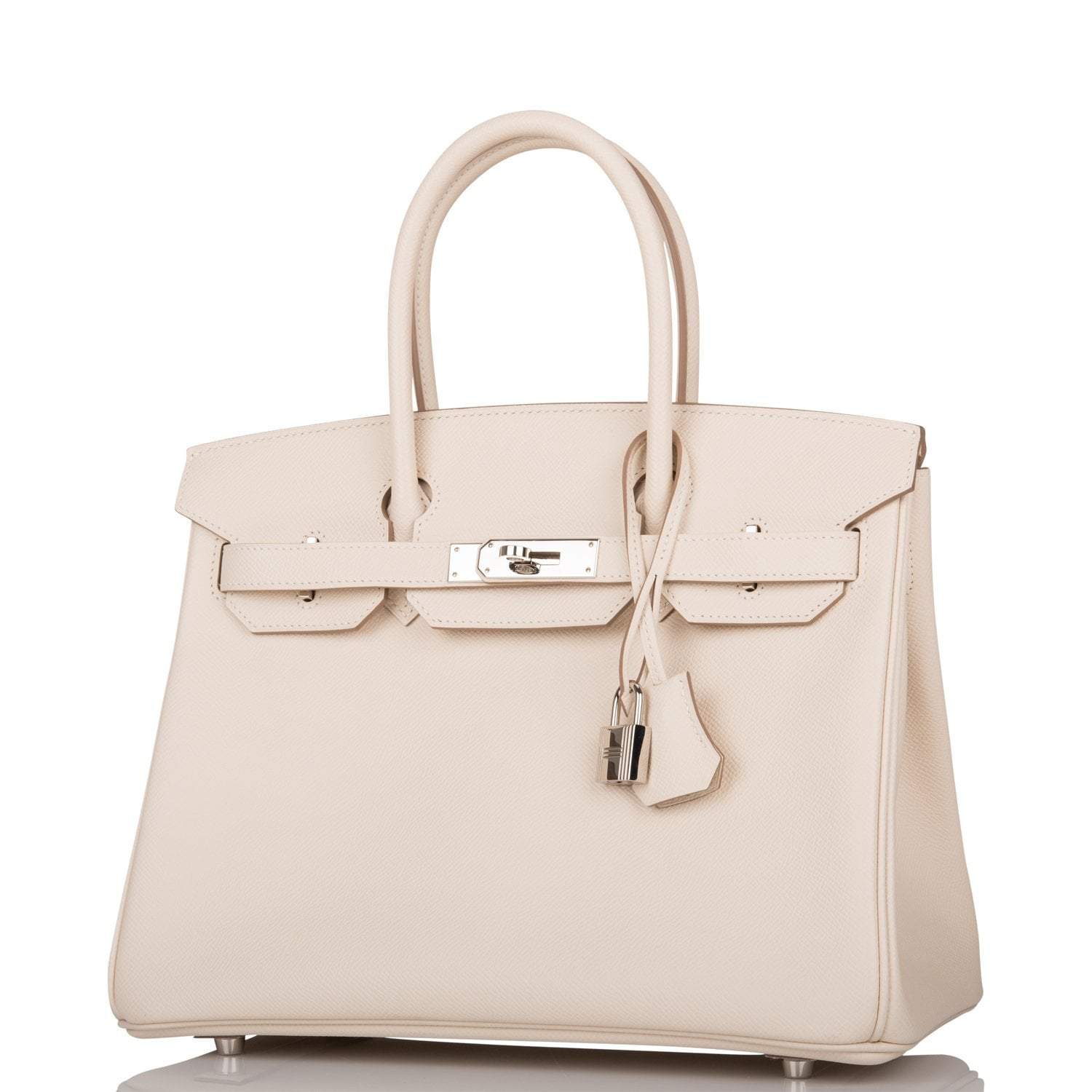 Hermes Craie Epsom Birkin 30cm Palladium Hardware
