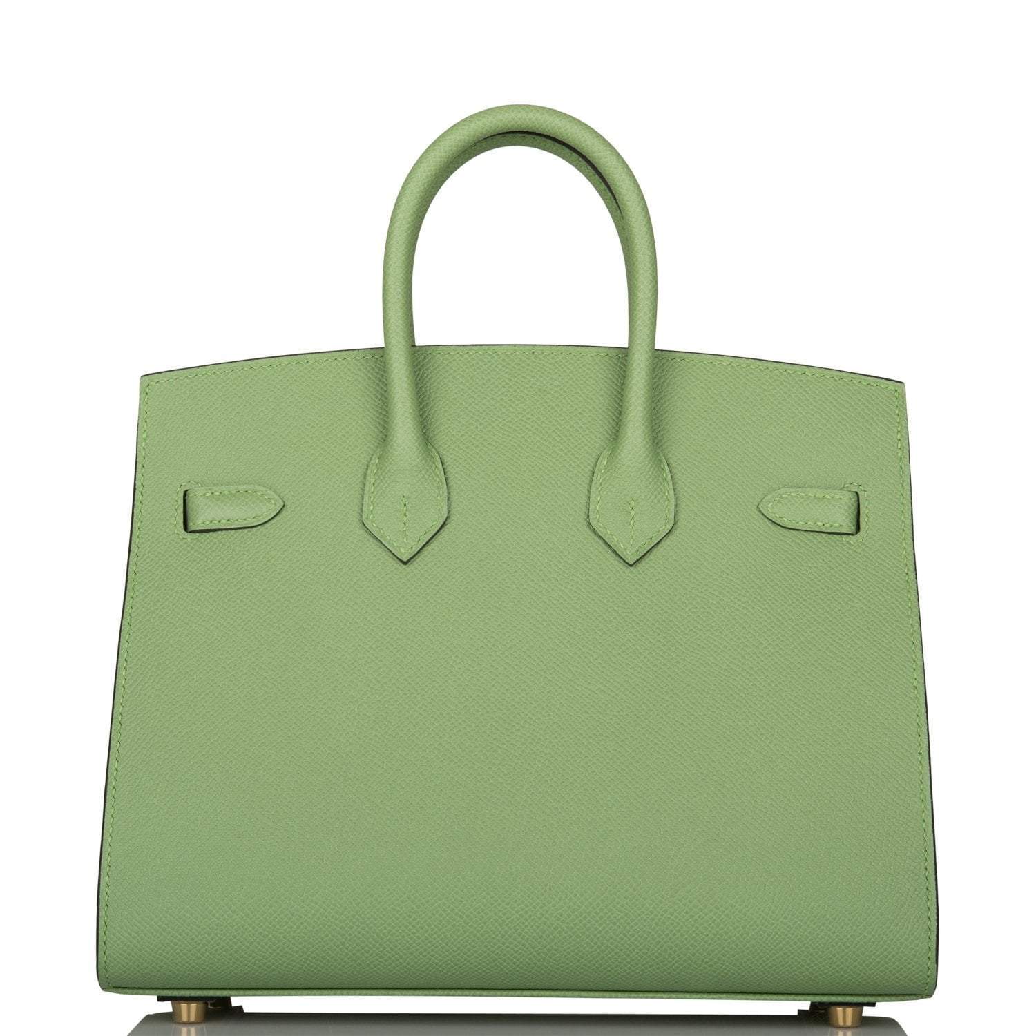 Hermes Birkin Sellier 25 Vert Criquet Epsom Gold Hardware
