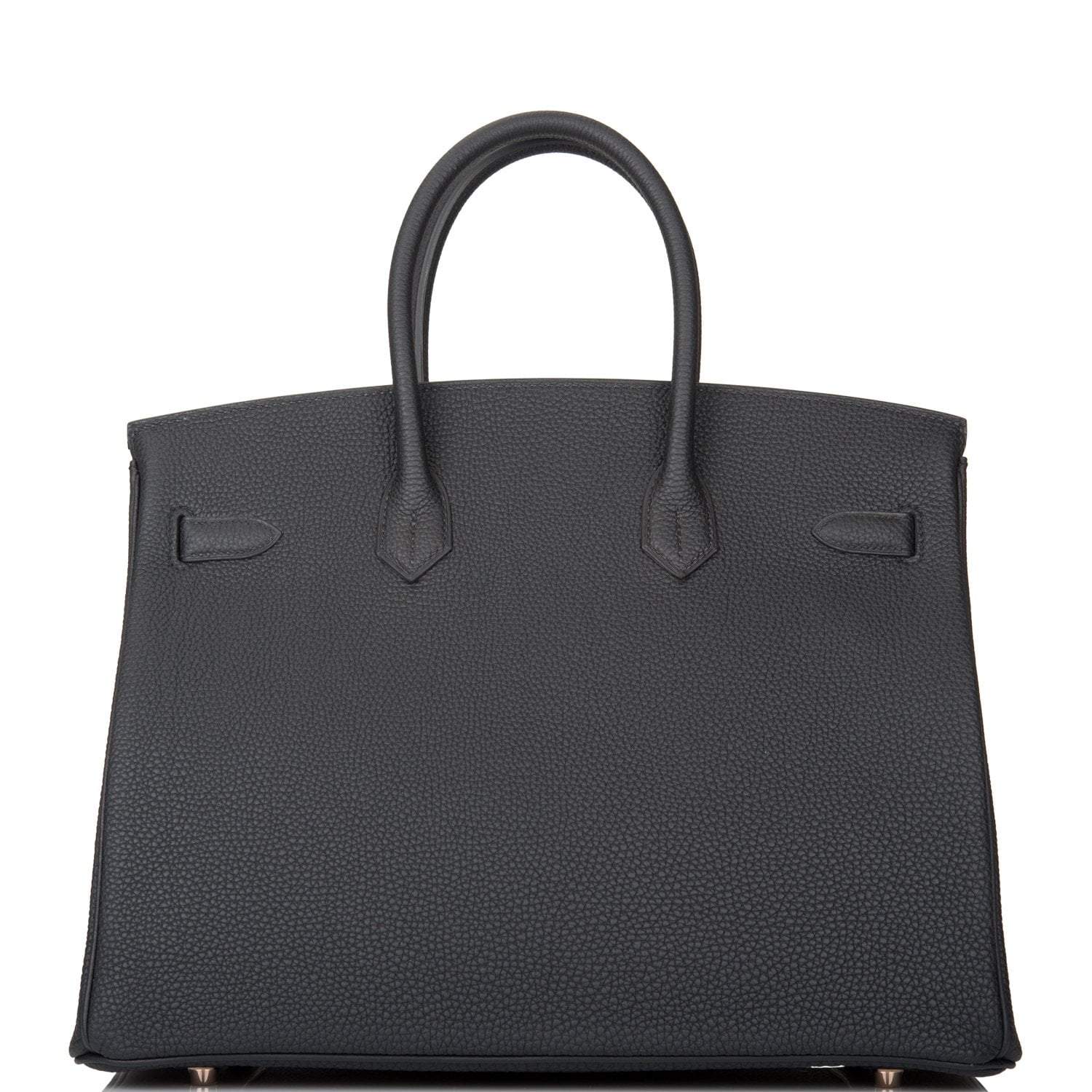 Hermes Birkin 35 Black Togo Rose Gold Hardware