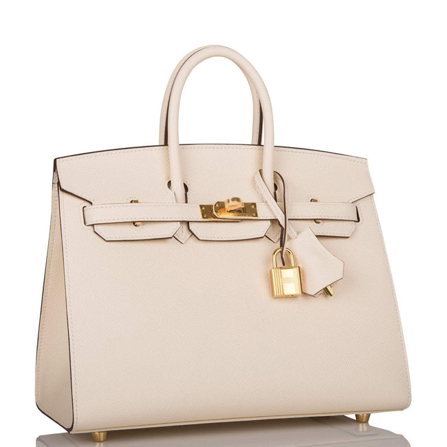 Hermes Nata Epsom Sellier Birkin 25cm Gold Hardware Main Image