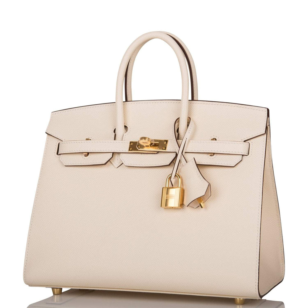 Hermes Nata Epsom Sellier Birkin 25cm Gold Hardware