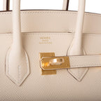 Hermes Nata Epsom Sellier Birkin 25cm Gold Hardware