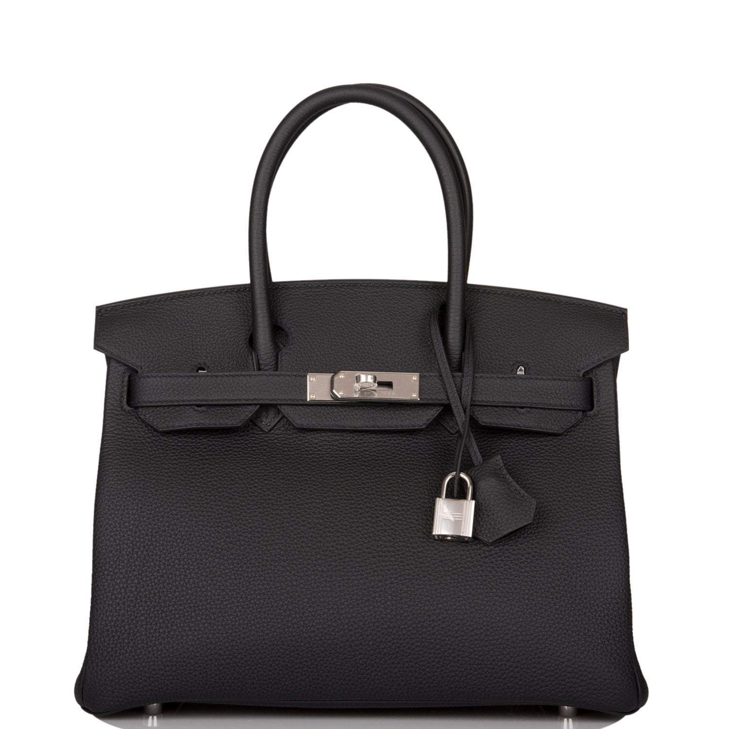 Hermes Black Togo Birkin 30cm Palladium Hardware