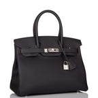 Hermes Black Togo Birkin 30cm Palladium Hardware