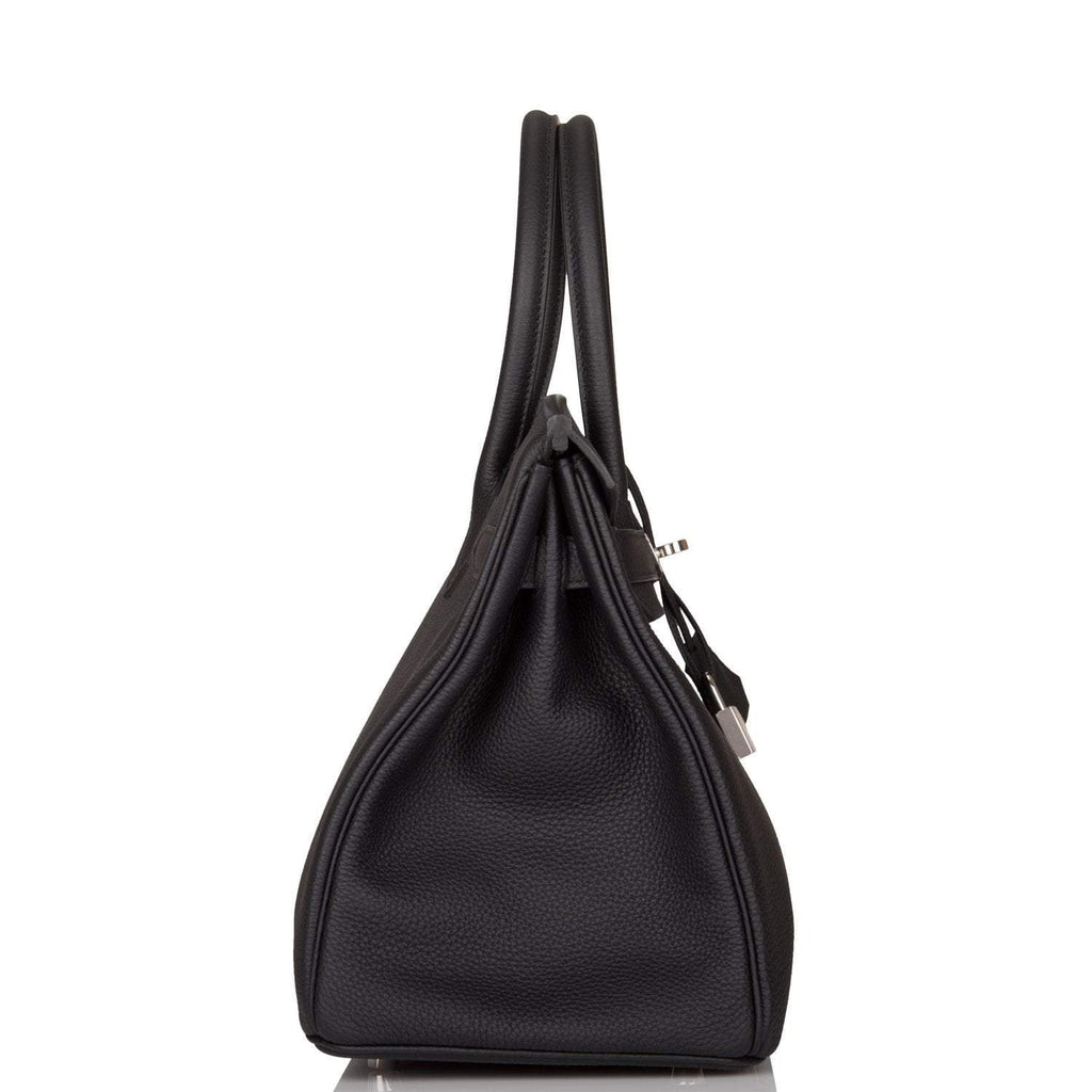 Hermes Black Togo Birkin 30cm Palladium Hardware