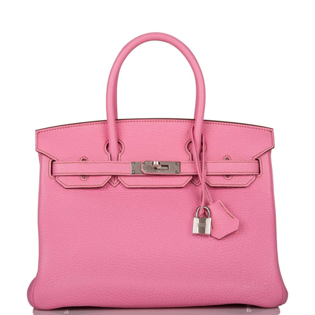 Hermes Bubblegum 5P Togo Birkin 30cm Palladium Hardware