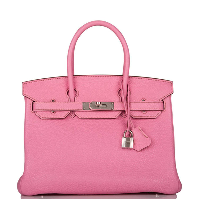 Hermes Bubblegum 5P Togo Birkin 30cm Palladium Hardware Hover Image