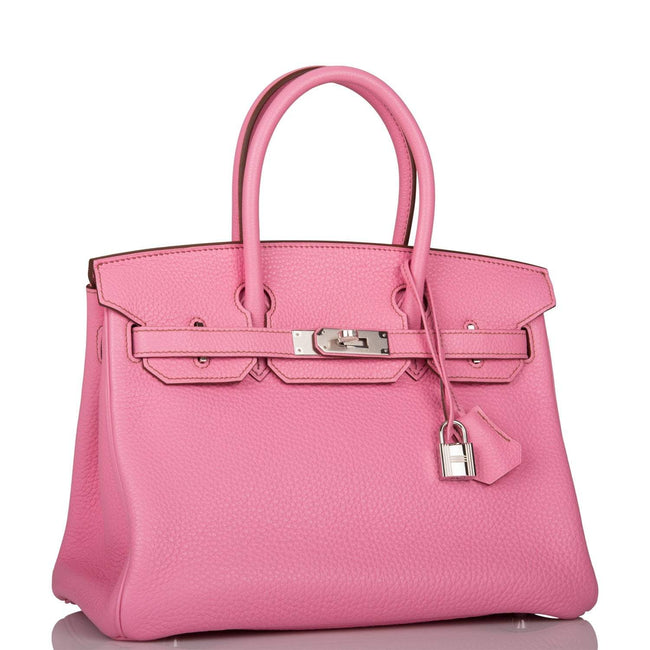Hermes Bubblegum 5P Togo Birkin 30cm Palladium Hardware Main Image