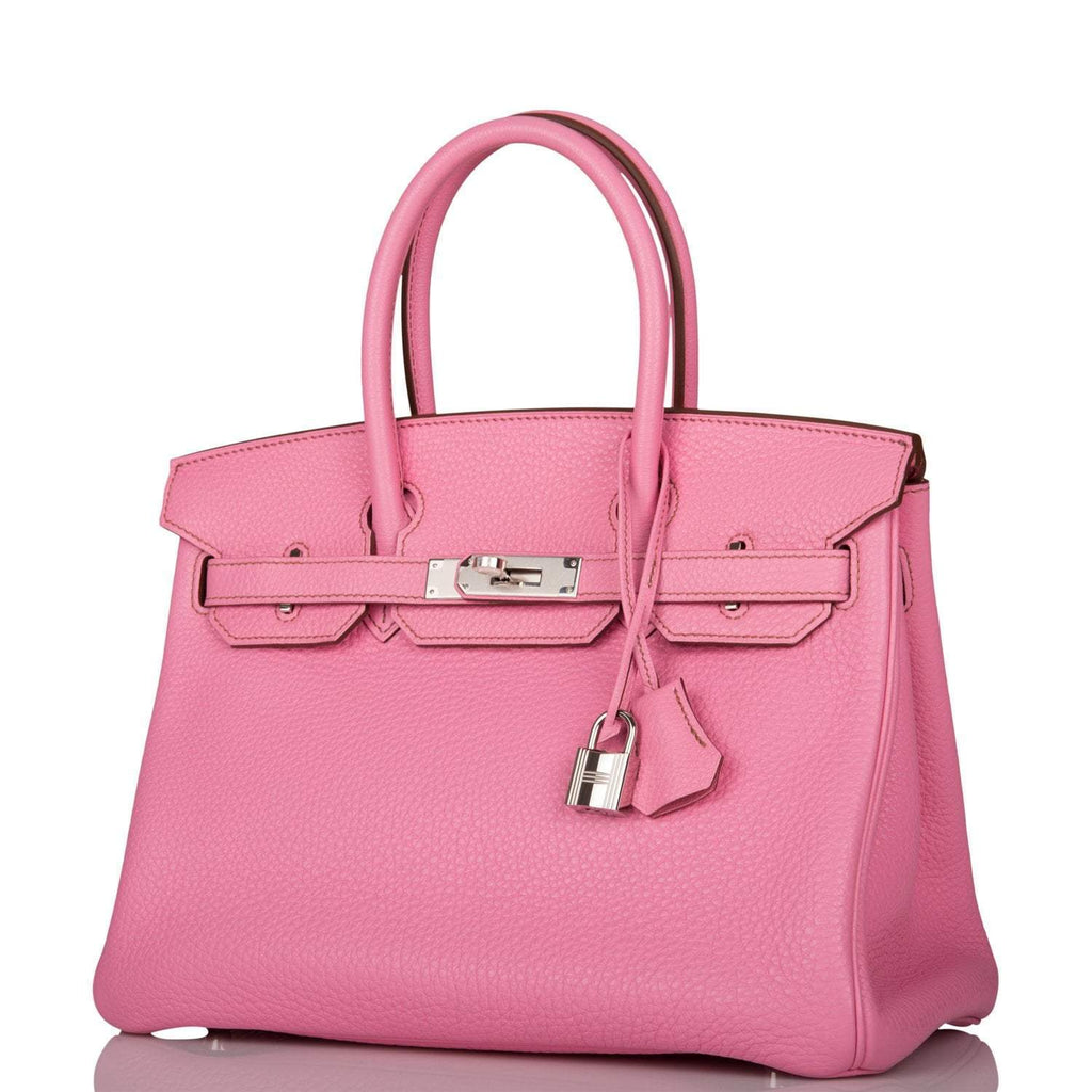 Hermes Bubblegum 5P Togo Birkin 30cm Palladium Hardware