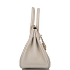 Hermes Gris Perle Togo Birkin 30cm Gold Hardware