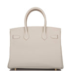 Hermes Gris Perle Togo Birkin 30cm Gold Hardware