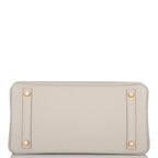 Hermes Gris Perle Togo Birkin 30cm Gold Hardware