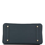 Hermes Birkin 30 Vert Cypress Clemence Gold Hardware