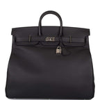 Hermes Black Togo HAC Birkin 50cm Palladium Hardware