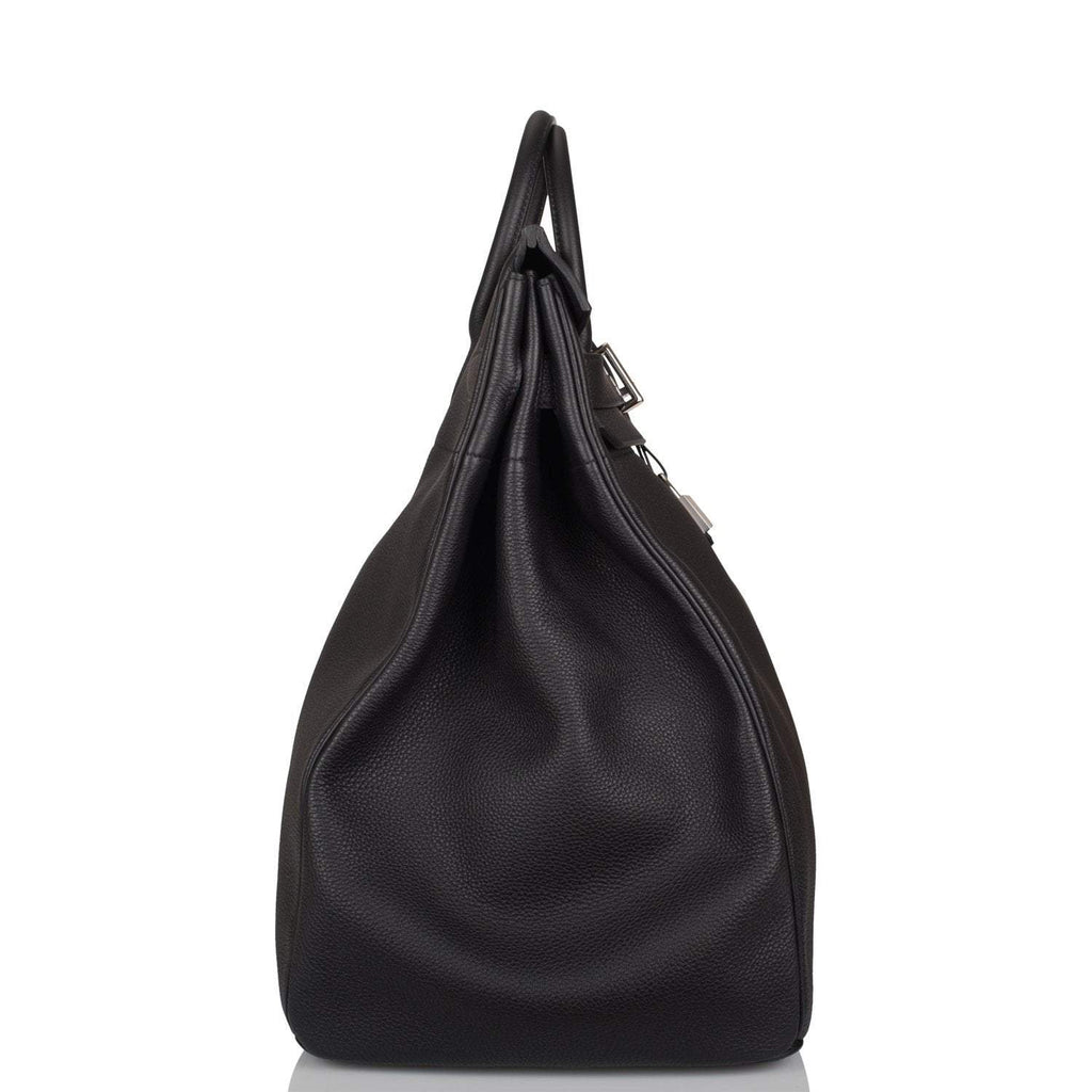 Hermes Black Togo HAC Birkin 50cm Palladium Hardware