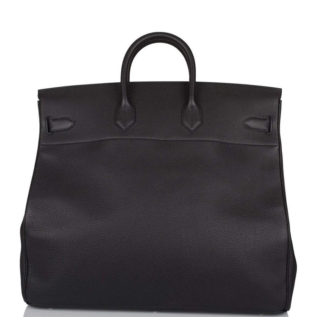 Hermes Black Togo HAC Birkin 50cm Palladium Hardware