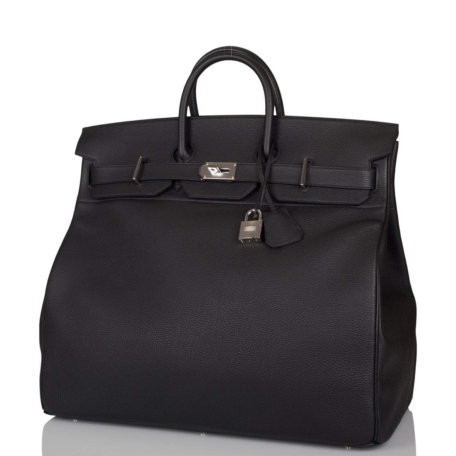 Hermes Black Togo HAC Birkin 50cm Palladium Hardware