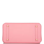 Hermes Rose Confetti Chevre Birkin 30cm Gold Hardware Deposit JW