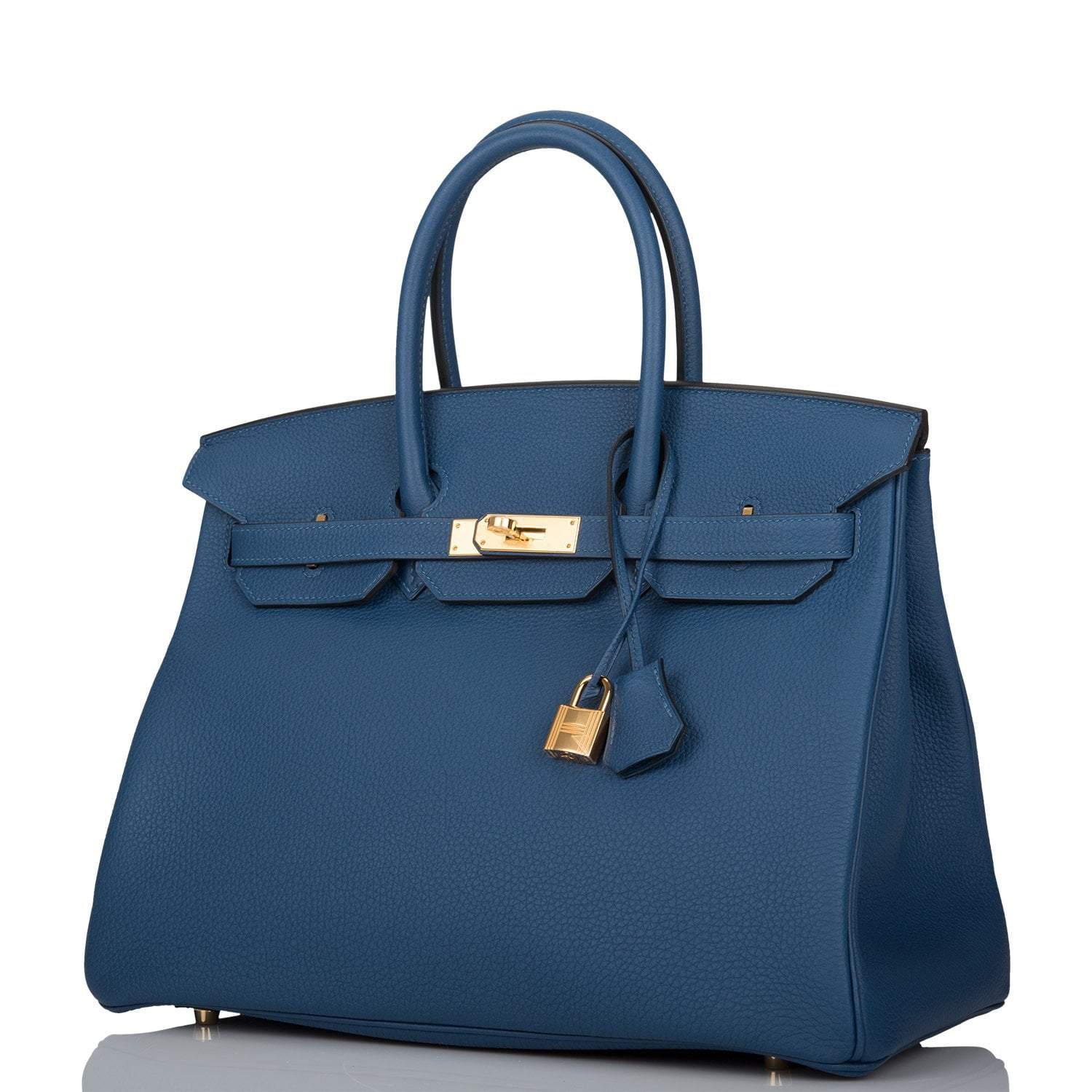 Hermes Deep Blue Togo Birkin 35cm Gold Hardware