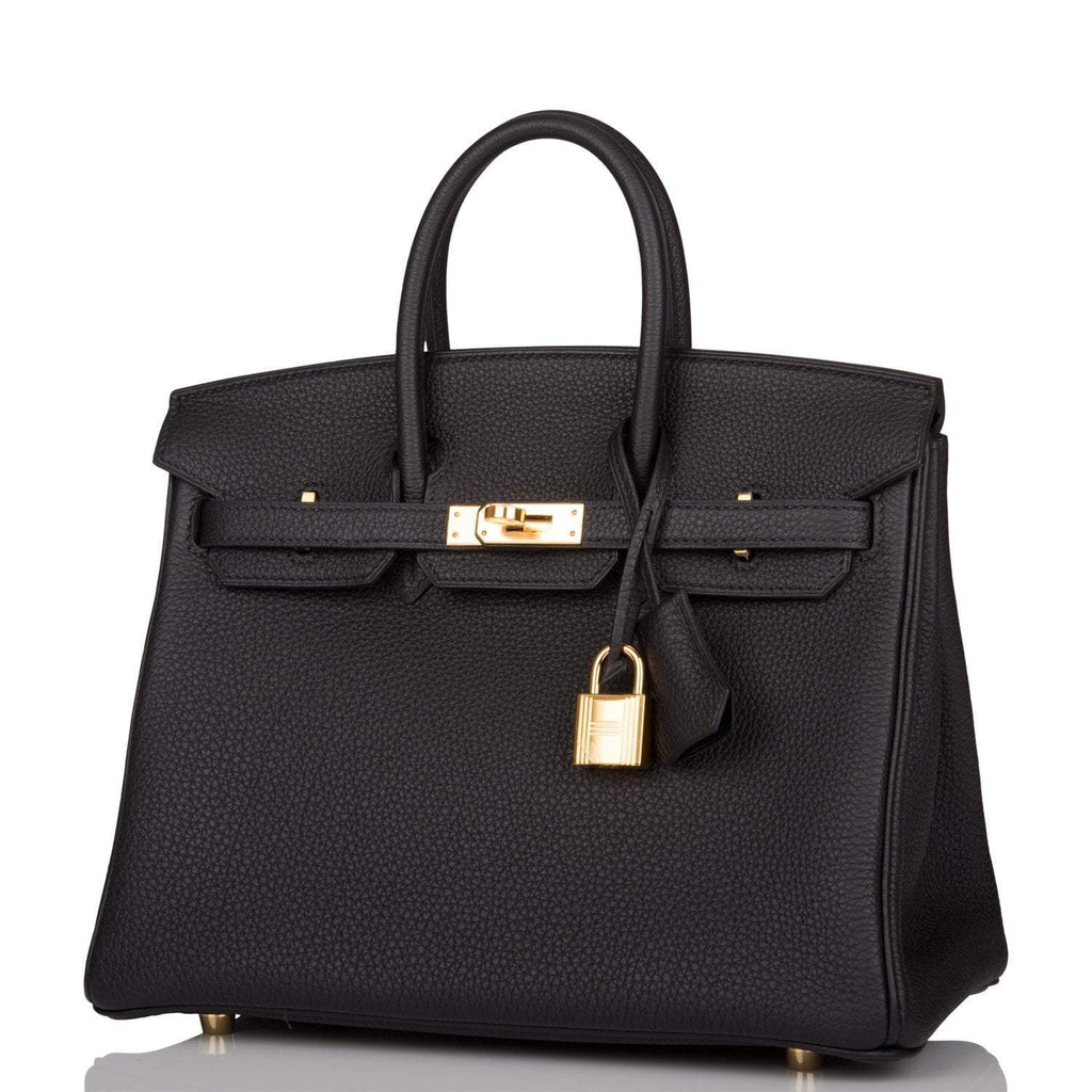 Hermes Black Togo Birkin 25cm Gold Hardware