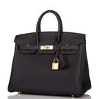 Hermes Black Togo Birkin 25cm Gold Hardware