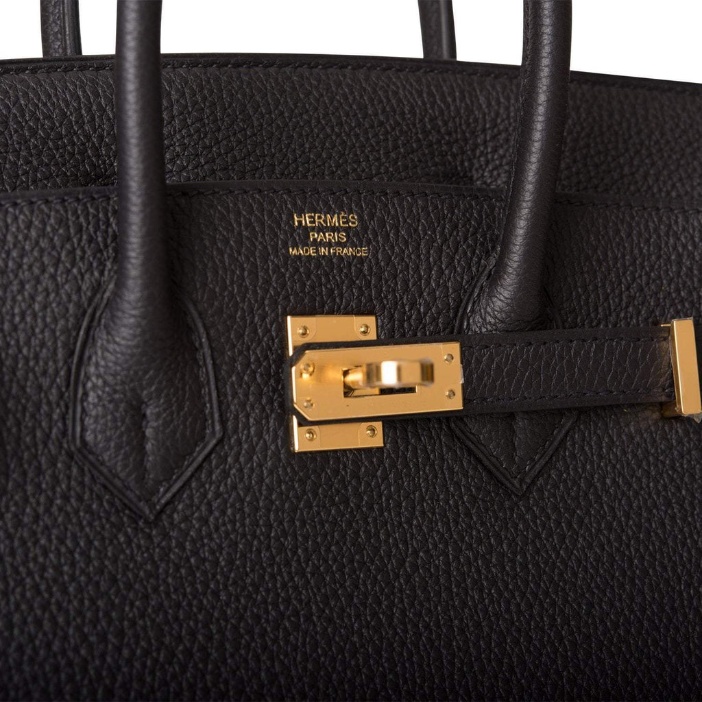 Hermes Black Togo Birkin 25cm Gold Hardware
