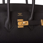 Hermes Black Togo Birkin 25cm Gold Hardware