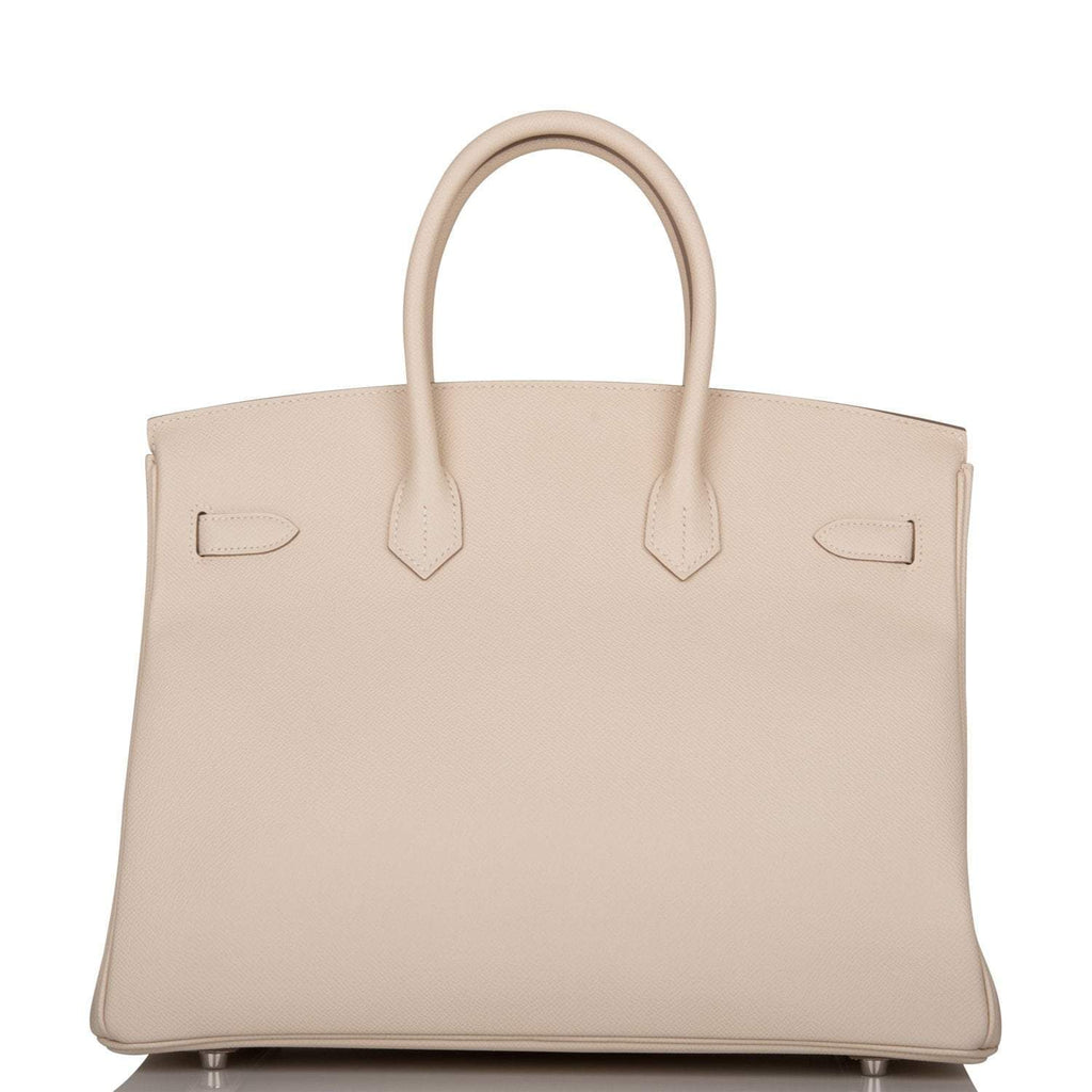 Hermes Craie Epsom Birkin 35cm Palladium Hardware