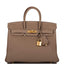Hermes Birkin 25 Etoupe Togo Gold Hardware