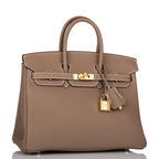 Hermes Birkin 25 Etoupe Togo Gold Hardware