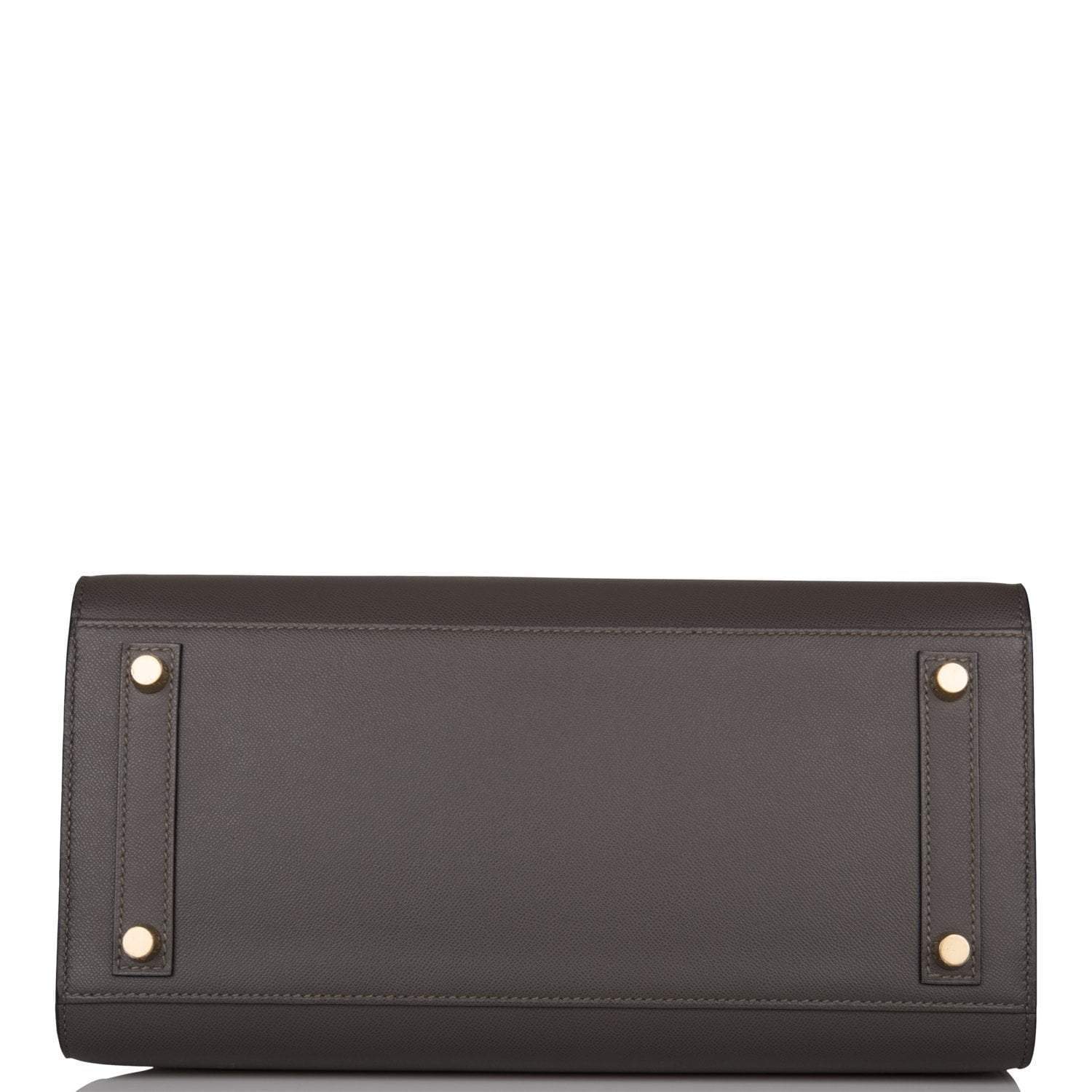 Hermes Graphite Veau Madame Sellier Birkin 30cm Gold Hardware