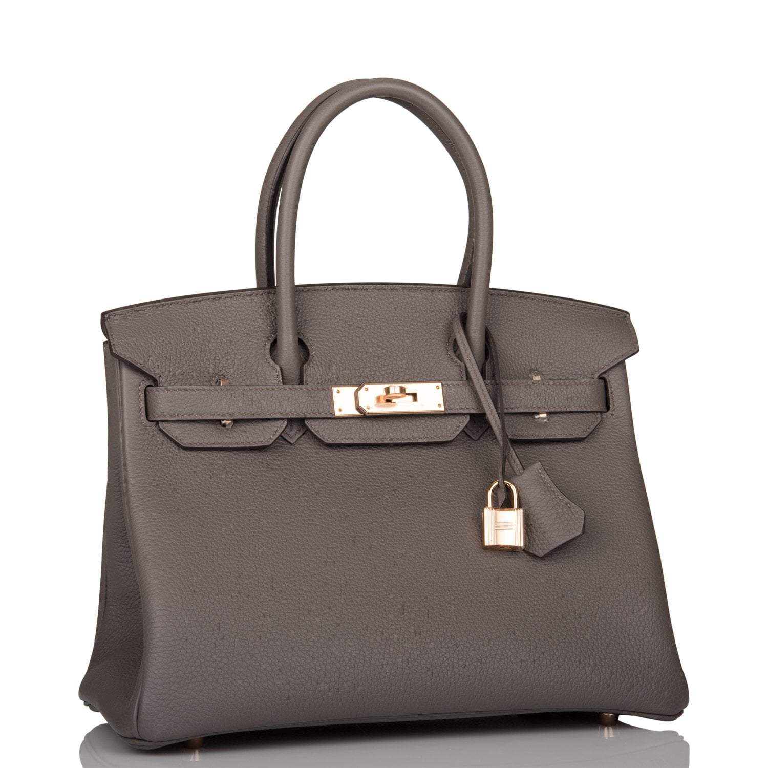 Hermes Etain Togo Birkin 30cm Rose Gold Hardware