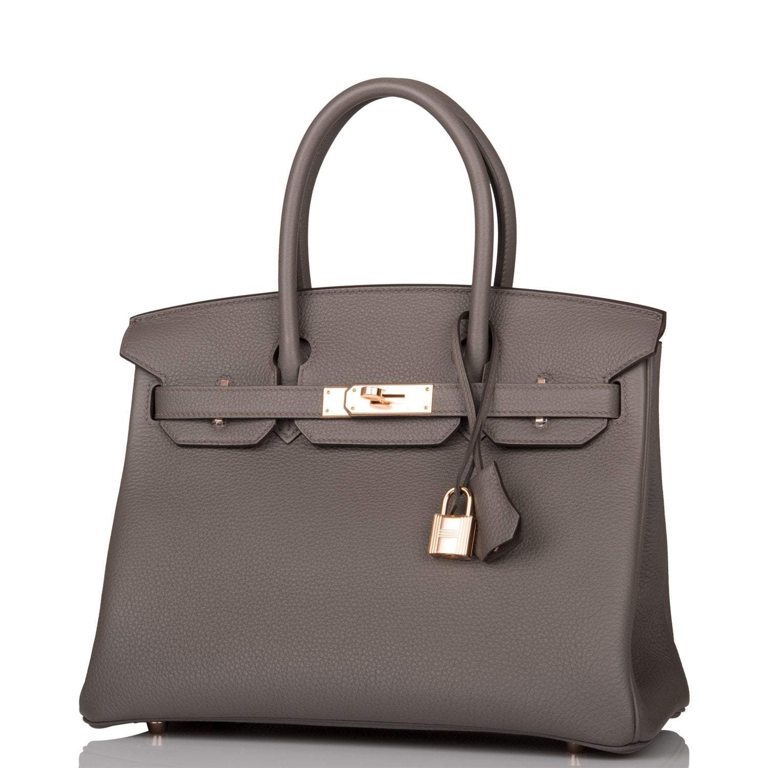 Hermes Etain Togo Birkin 30cm Rose Gold Hardware