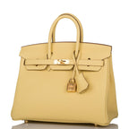 Hermes Birkin 25 Jaune Poussin Togo Gold Hardware