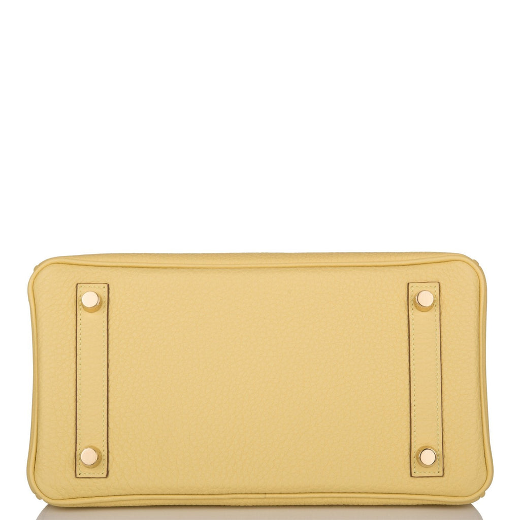 Hermes Birkin 25 Jaune Poussin Togo Gold Hardware