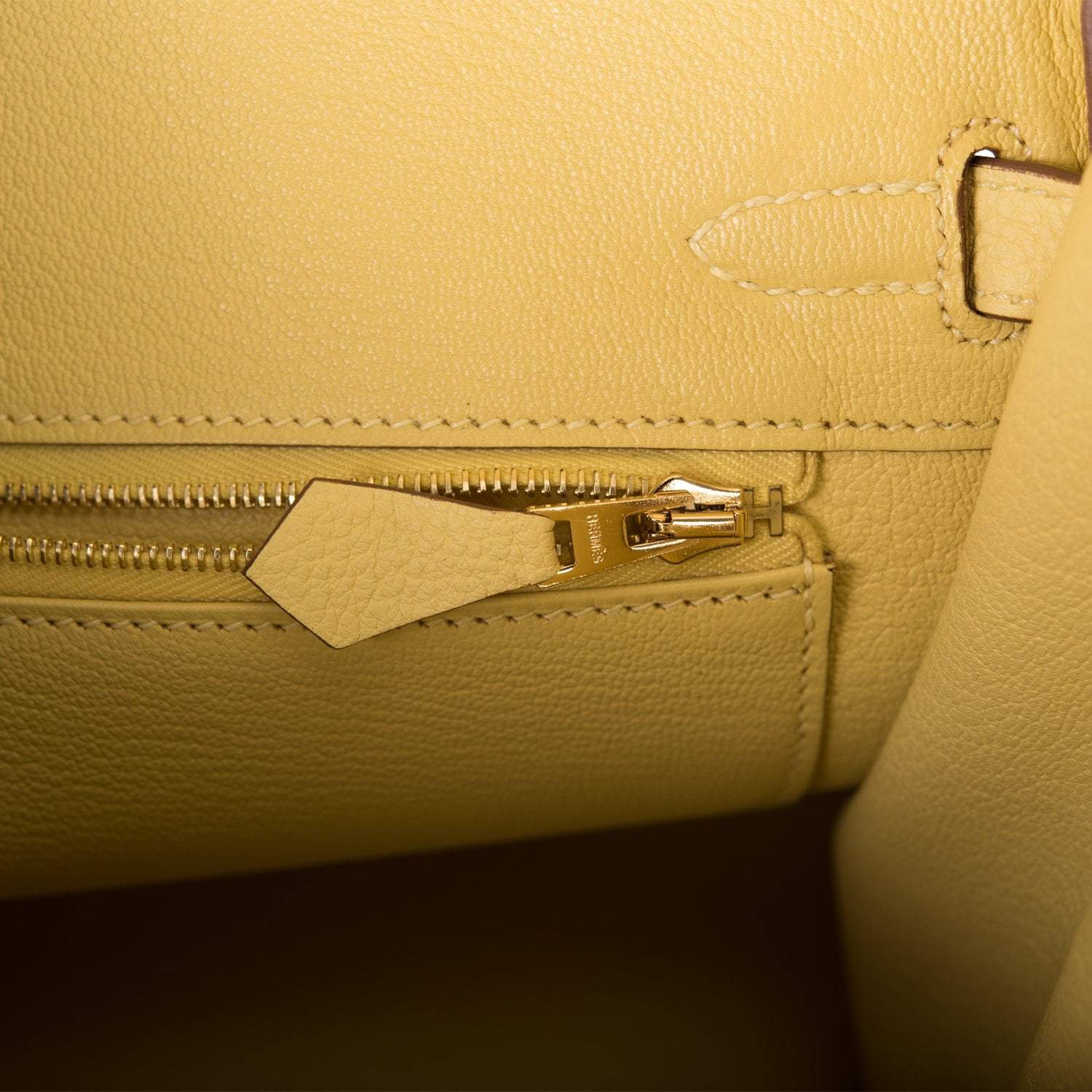 Hermes Birkin 25 Jaune Poussin Togo Gold Hardware
