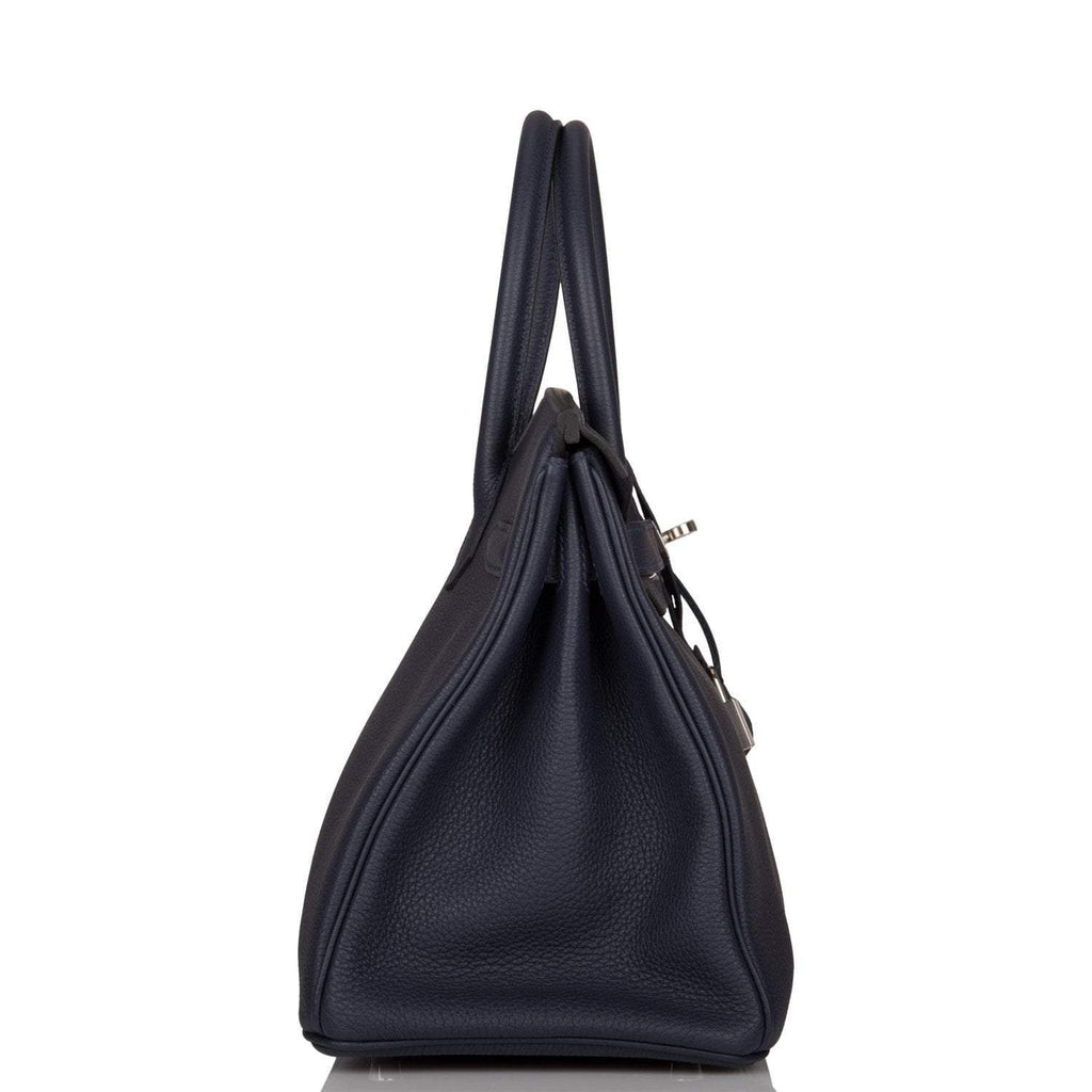 Hermes Bleu Nuit Togo Birkin 30cm Palladium Hardware