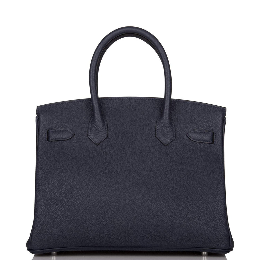 Hermes Bleu Nuit Togo Birkin 30cm Palladium Hardware