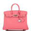 Hermes Birkin 25 Rose D'Ete Swift Palladium Hardware