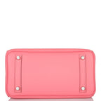 Hermes Birkin 25 Rose D'Ete Swift Palladium Hardware