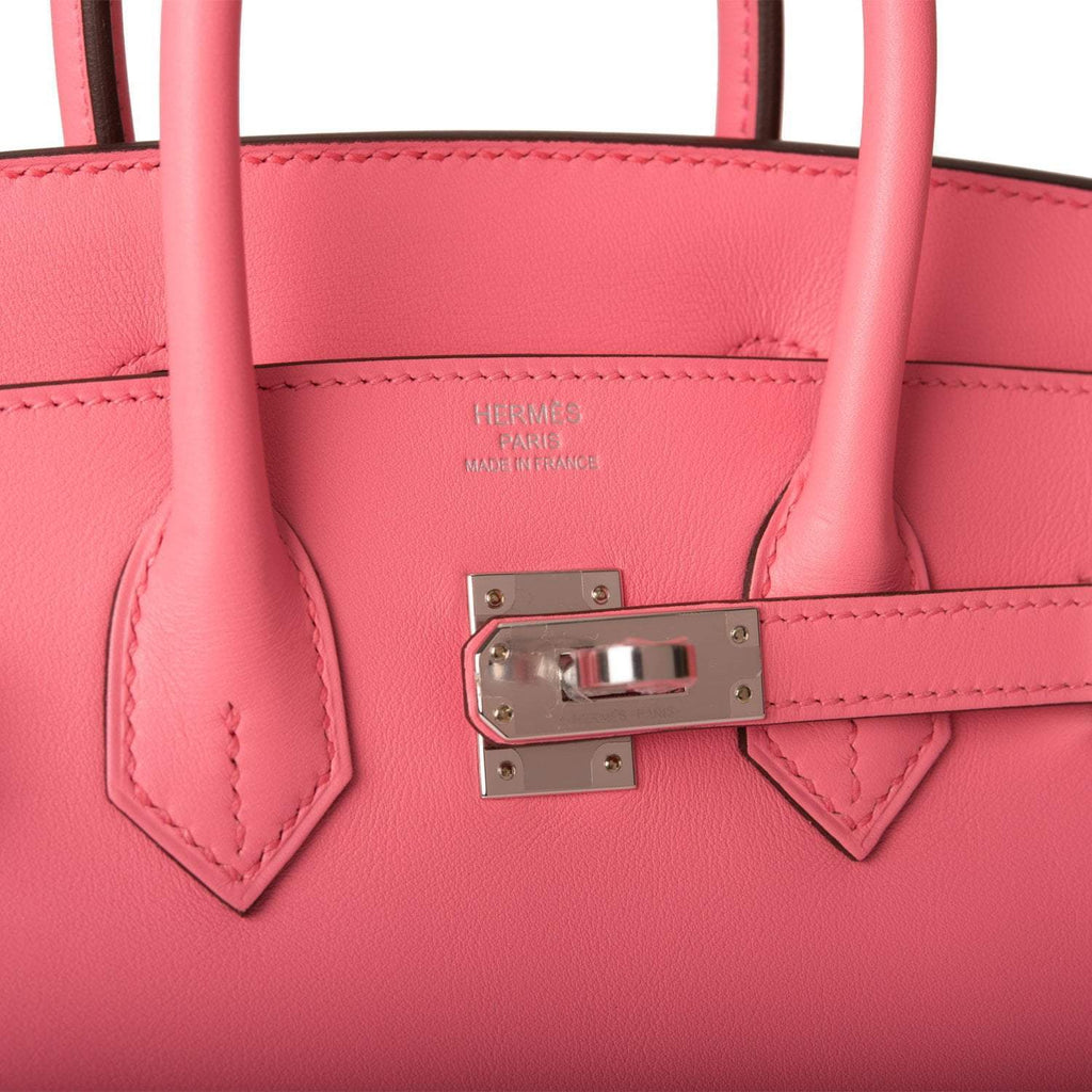 Hermes Birkin 25 Rose D'Ete Swift Palladium Hardware