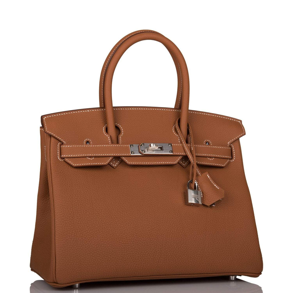 Hermes Gold Togo Birkin 30cm Palladium Hardware