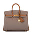 Hermes Birkin 25 Gris Asphalte and Gold Togo Brushed Gold Hardware
