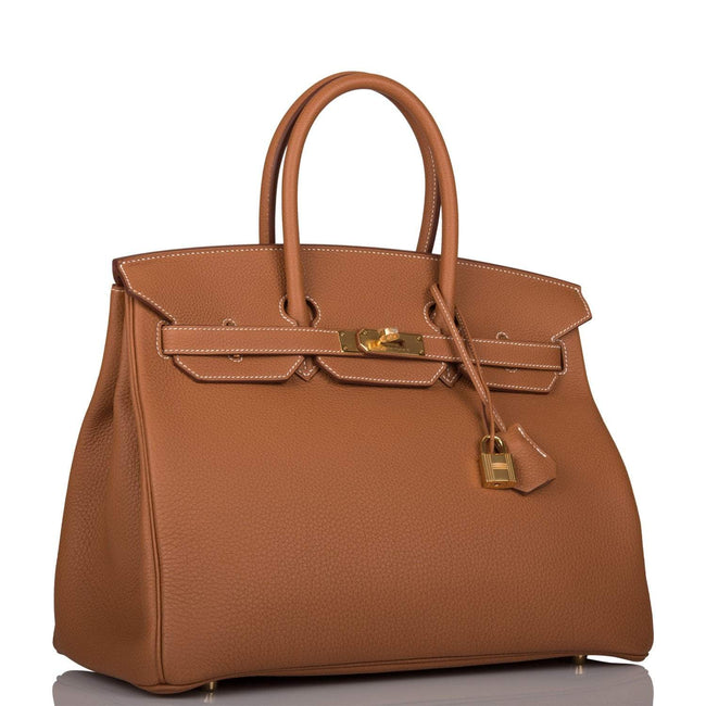 Hermes Birkin 35 Gold Togo Gold Hardware Main Image