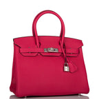Hermes Birkin 30cm Framboise Togo Palladium Hardware